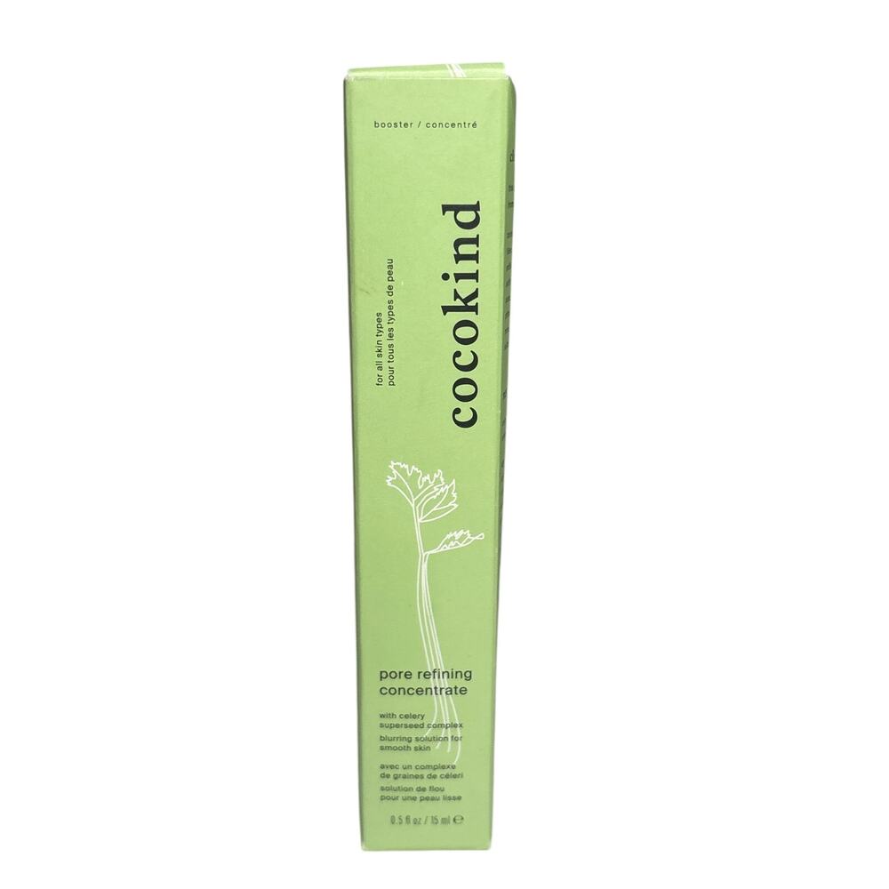 Cocokind Pore Refining Concentrate 0.5oz Celery Seed Serum New